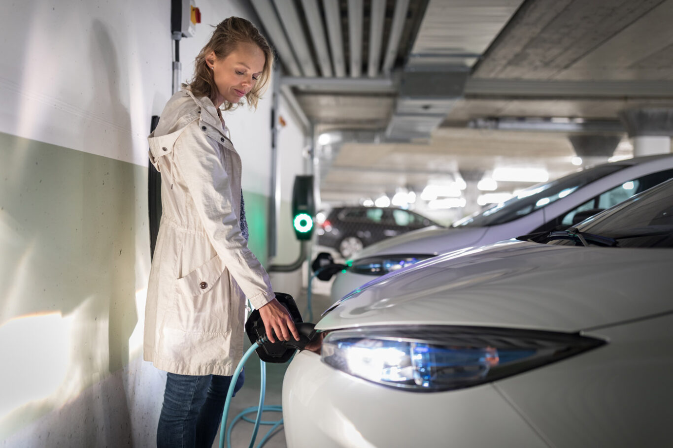 borne de recharge dans une copropriété